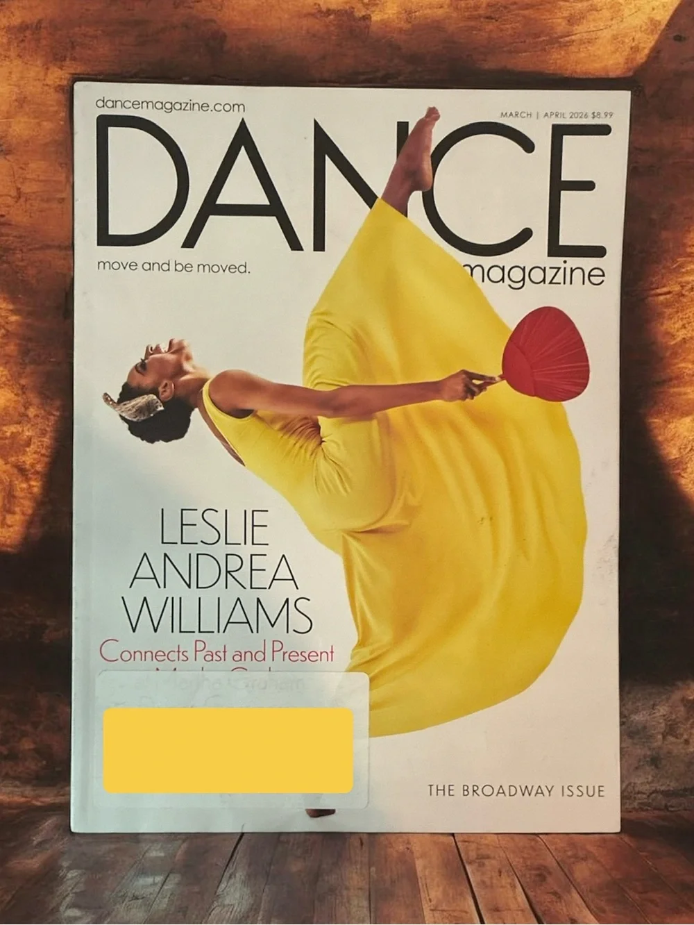 Dance Magazine March April 2026 Leslie Andrea Williams Broadway Issue